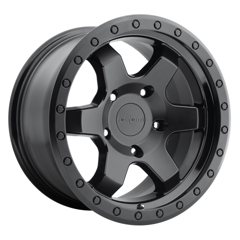 ROTIFORM 1PC R151 SIX-OR MATTE BLACK WHEELS | 17X9 | 5X127 | OFFSET: 1MM | CB: 71.5MM