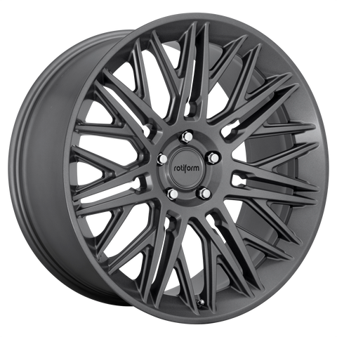 ROTIFORM 1PC R163 JDR MATTE ANTHRACITE WHEELS | 22X10 | 5X130 | OFFSET: 25MM | CB: 84.1MM