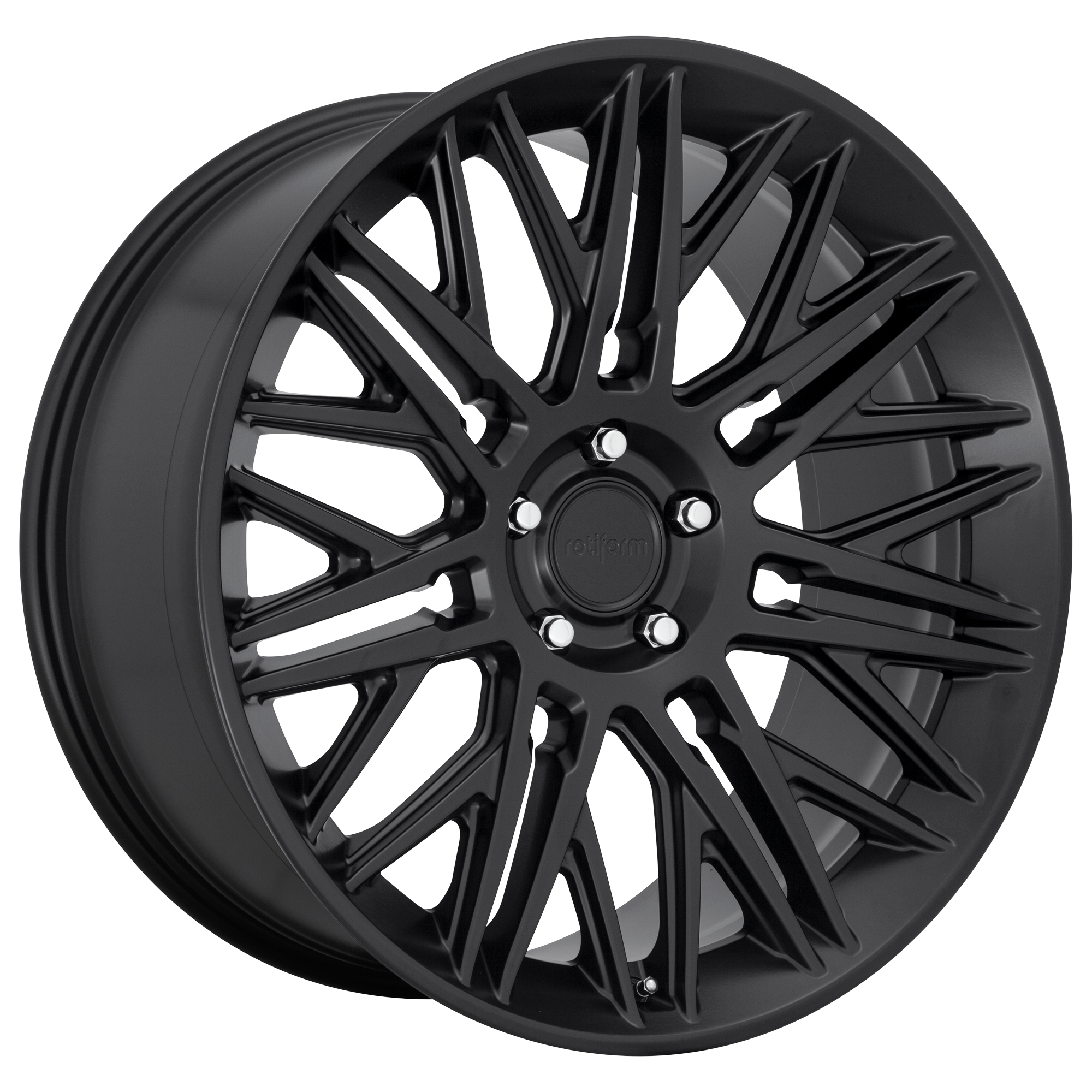 ROTIFORM 1PC R164 JDR MATTE BLACK WHEELS | 22X10 | 5X112 | OFFSET: 20MM | CB: 66.56MM