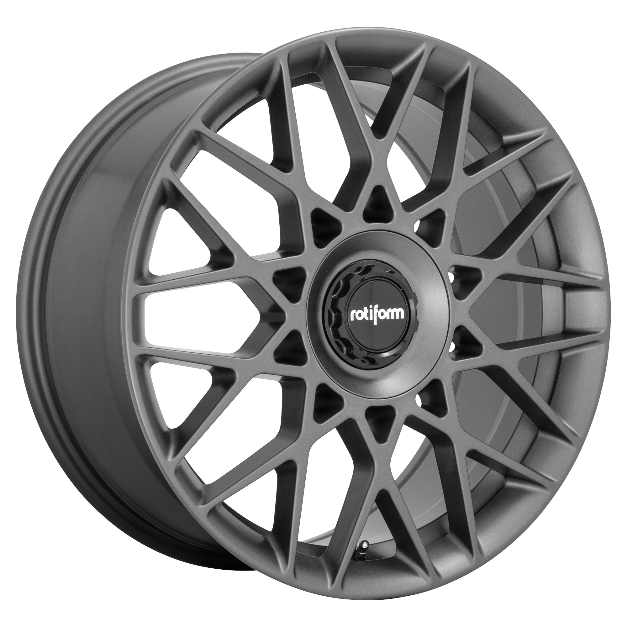 ROTIFORM 1PC R166 BLQ-C ANTHRACITE WHEELS | 19X8.5 | 5X108/5X114.3 | OFFSET: 35MM | CB: 72.56MM