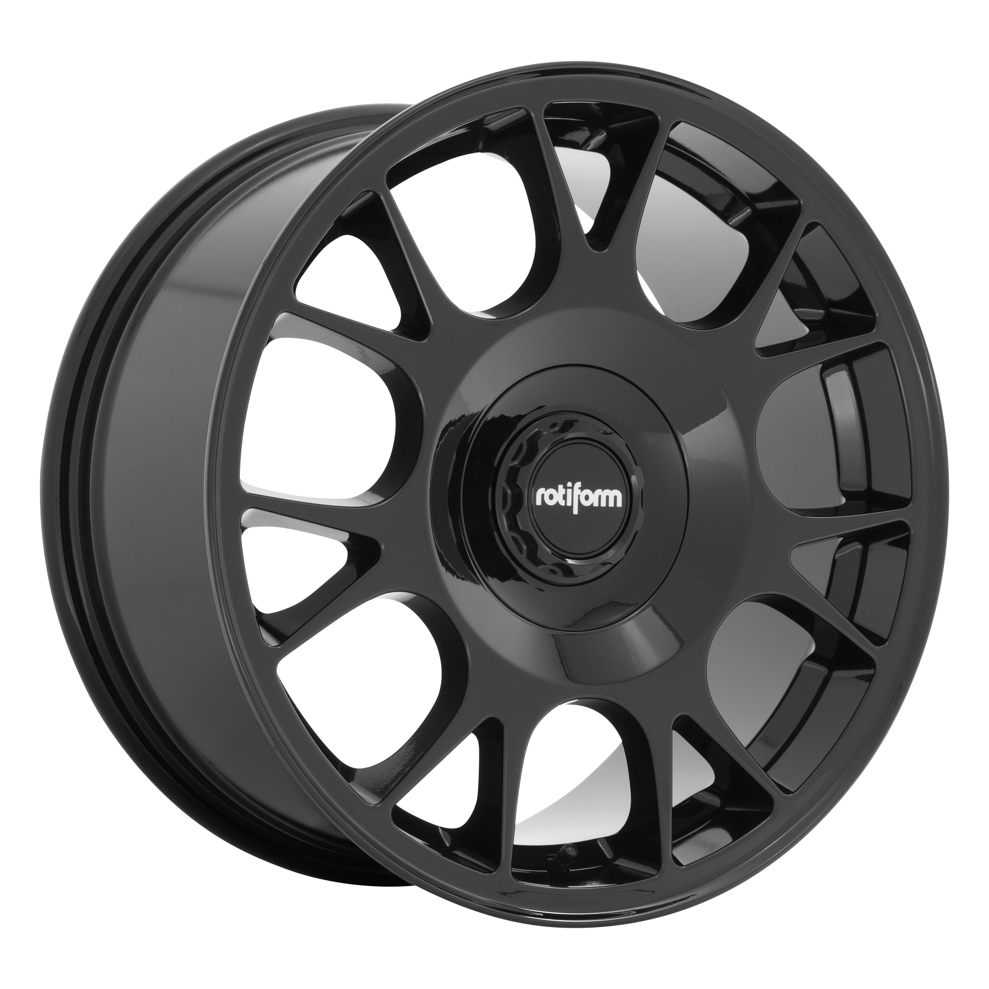 ROTIFORM 1PC R187 TUF-R GLOSS BLACK WHEELS | 18X9.5 | 5X108/5X120 | OFFSET: 38MM | CB: 72.56MM