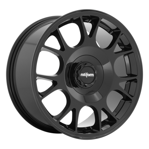 ROTIFORM 1PC R187 TUF-R GLOSS BLACK WHEELS | 18X9.5 | 5X108/5X120 | OFFSET: 38MM | CB: 72.56MM