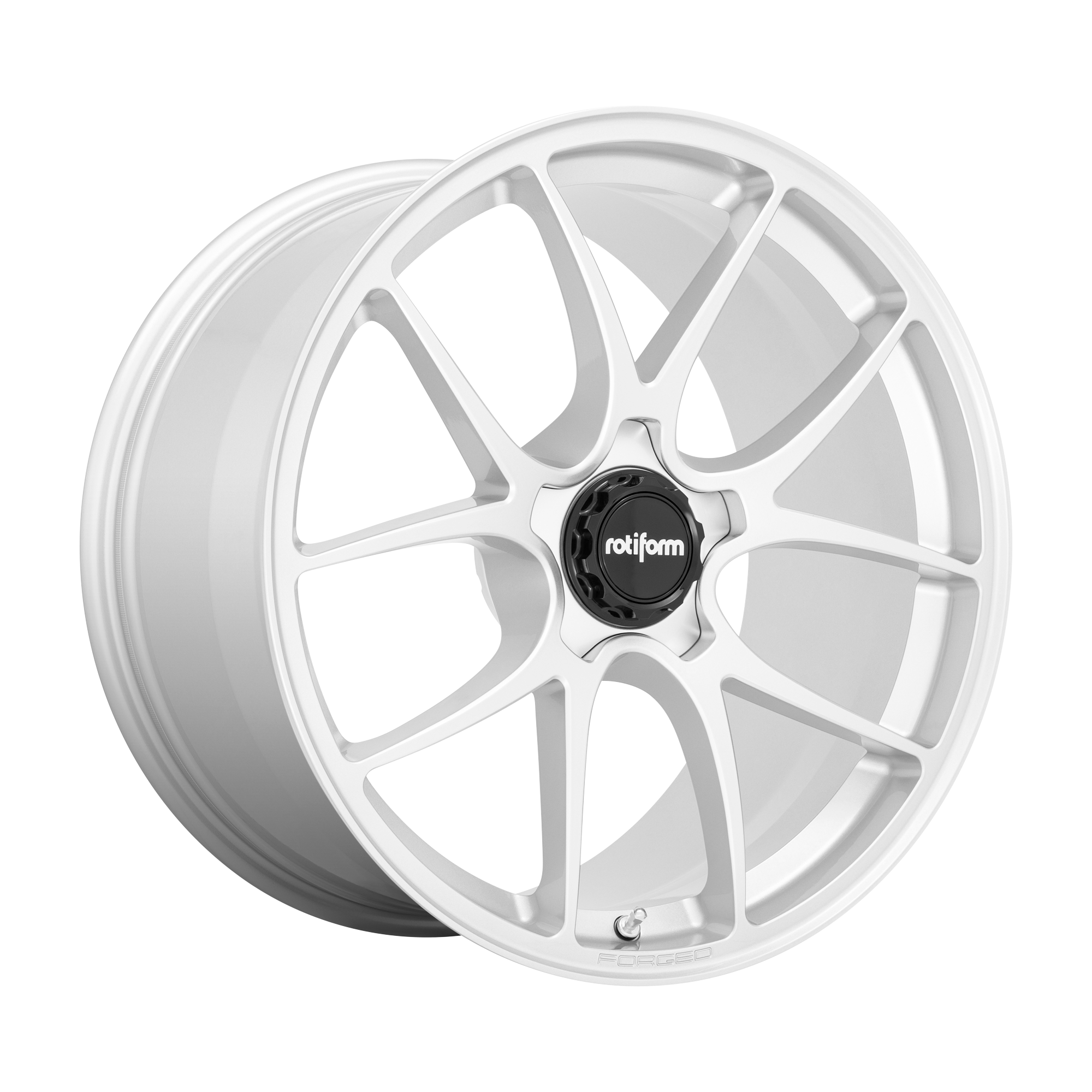 ROTIFORM 1PC R900 LTN GLOSS SILVER WHEELS | 19X10.5 | 5X112 | OFFSET: 34MM | CB: 66.56MM