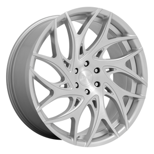 DUB 1PC S260 G.O.A.T. SILVER BRUSHED FACE WHEELS | 22X9 | 5X120 | OFFSET: 35MM | CB: 72.56MM