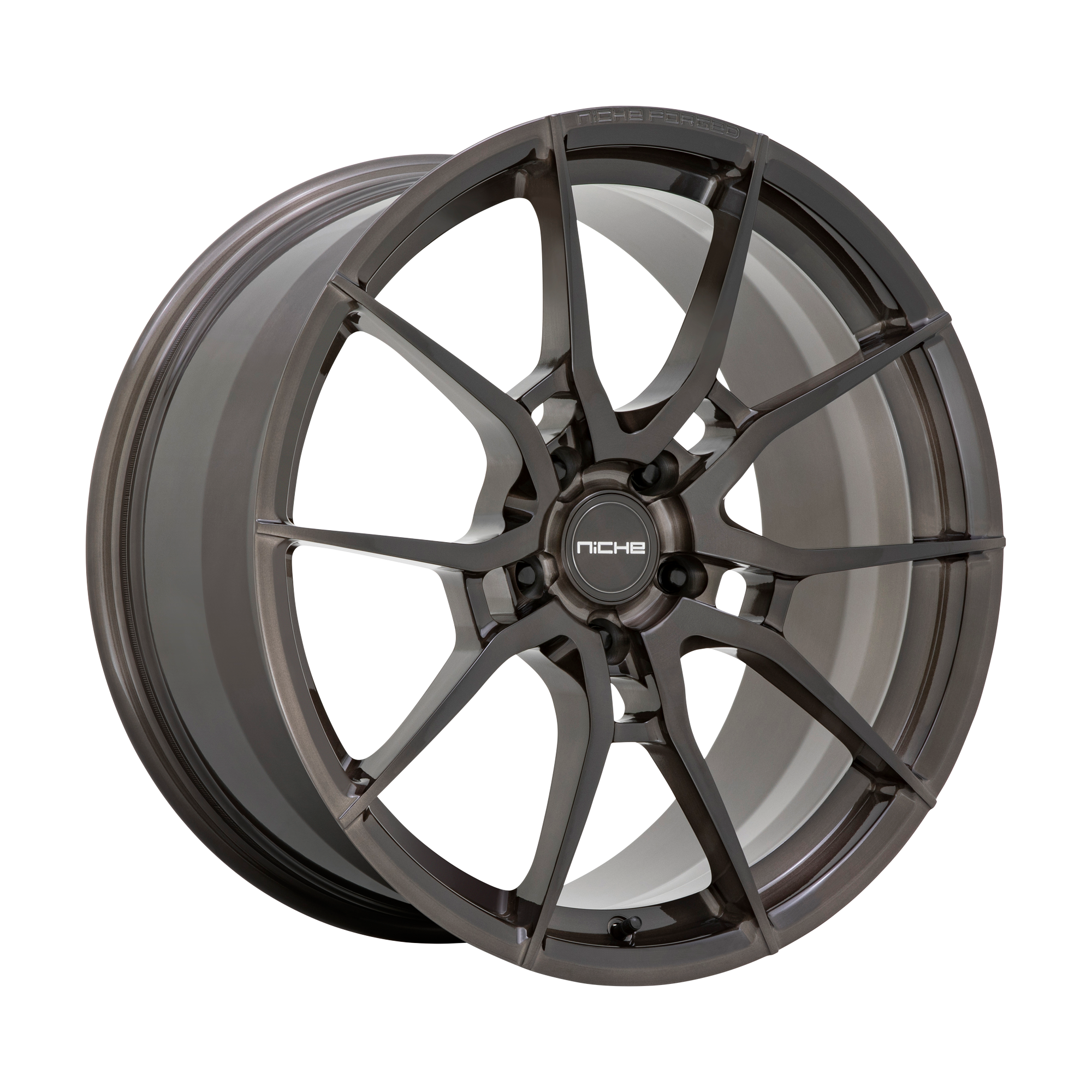 NICHE MONO T111 KANAN BRUSHED CANDY SMOKE WHEELS | 20X10 | 5X114.3 | OFFSET: 38MM | CB: 70.5MM