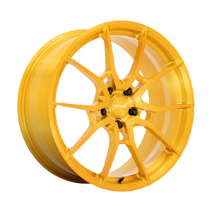 NICHE MONO T112 KANAN BRUSHED CANDY GOLD WHEELS | 20X10 | 5X114.3 | OFFSET: 38MM | CB: 70.5MM