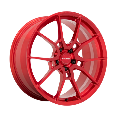 NICHE MONO T113 KANAN BRUSHED CANDY RED WHEELS | 21X12 | 5X130 | OFFSET: 65MM | CB: 71.5MM