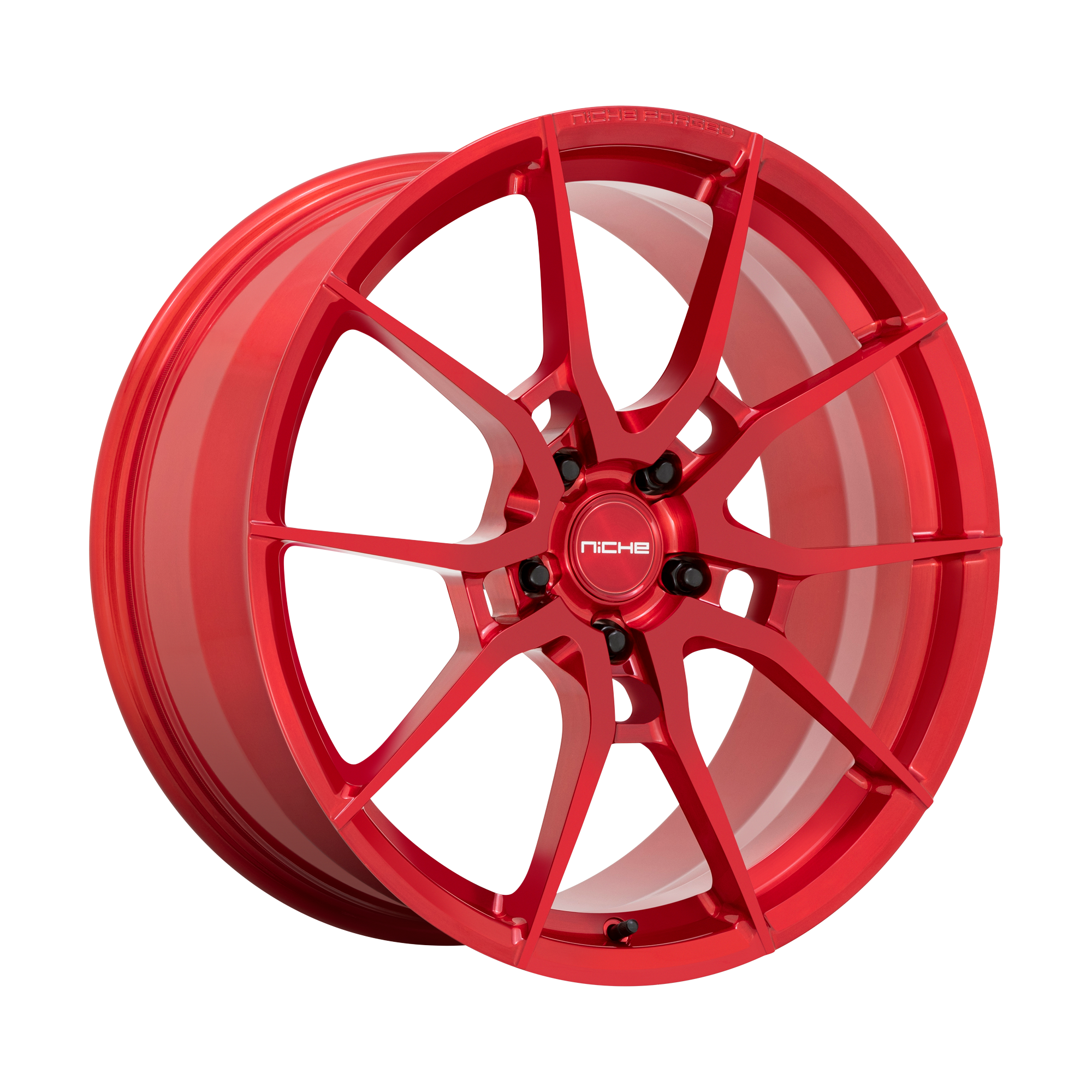 NICHE MONO T113 KANAN BRUSHED CANDY RED WHEELS | 20X11.5 | 5X120 | OFFSET: 52MM | CB: 70.7MM