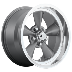 US MAG 1PC U102 STANDARD MATTE GUN METAL WHEELS | 15X7 | 5X120.65 | OFFSET: -5MM | CB: 72.56MM