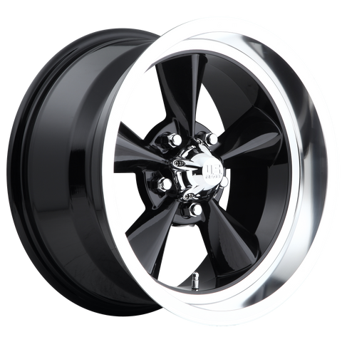 US MAG 1PC U107 STANDARD GLOSS BLACK WHEELS | 15X7 | 5X114.3 | OFFSET: -5MM | CB: 72.56MM