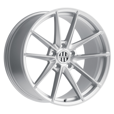 VICTOR EQUIPMENT ZUFFEN SILVER W/ BRUSHED FACE WHEELS | 18X11 | 5X130 | OFFSET: 55MM | CB: 71.5MM
