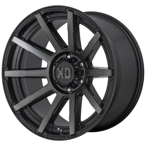 XD XD847 OUTBREAK SATIN BLACK WITH GRAY TINT WHEELS | 18X9 | 8X180 | OFFSET: 0MM | CB: 124.2MM