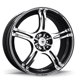 KONIG INCIDENT GRAPHITE WITH MACHINED FACE WHEELS | 14X6 | 4X100/4X108 | OFFSET: 38MM | CB: 73.1MM