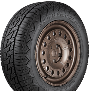 285/70R17 116T NITTO NOMAD GRAPPLER ALL-WEATHER TIRES (M+S + SNOWFLAKE)