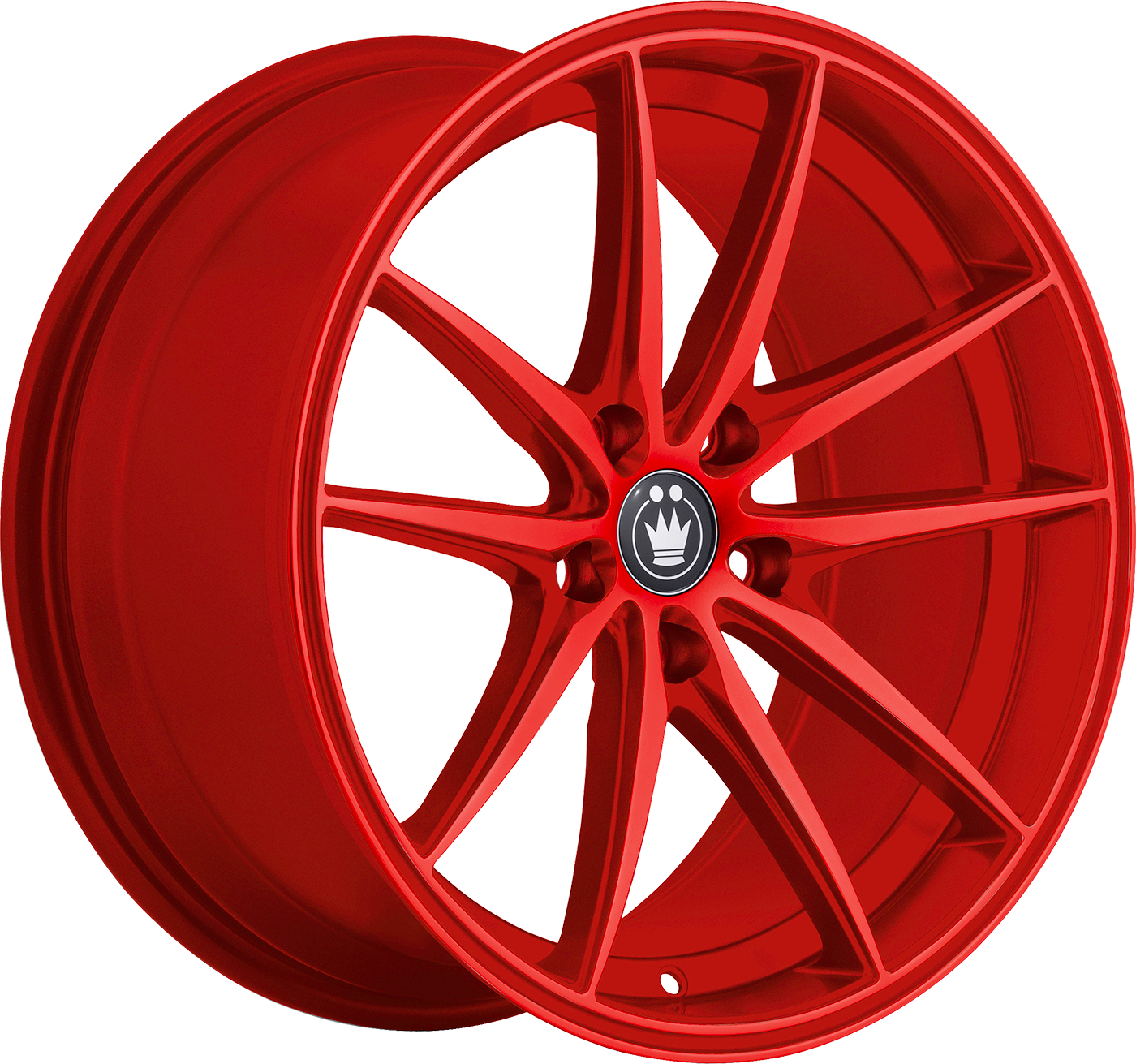 KONIG OVERSTEER RED WHEELS | 17X8 | 5X114.3 | OFFSET: 45MM | CB: 73.1MM