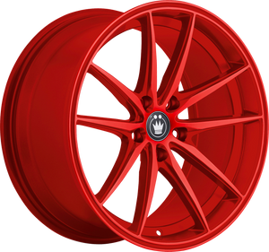 KONIG OVERSTEER RED WHEELS | 17X8 | 5X114.3 | OFFSET: 45MM | CB: 73.1MM