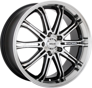 MAXXIM FERRIS BLACK WITH MACHINED FACE WHEELS | 18X8 | 5X100/5X114.3 | OFFSET: 45MM | CB: 73.1MM