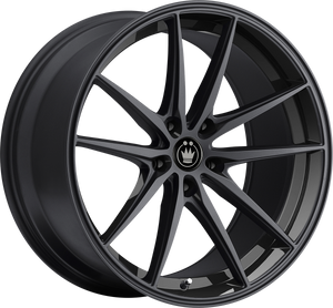 KONIG OVERSTEER GLOSS BLACK WHEELS | 16X7.5 | 5X108 | OFFSET: 45MM | CB: 73.1MM