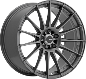 KONIG RENNFORM MATTE GREY WHEELS | 17X8 | 5X120 | OFFSET: 35MM | CB: 73.1MM