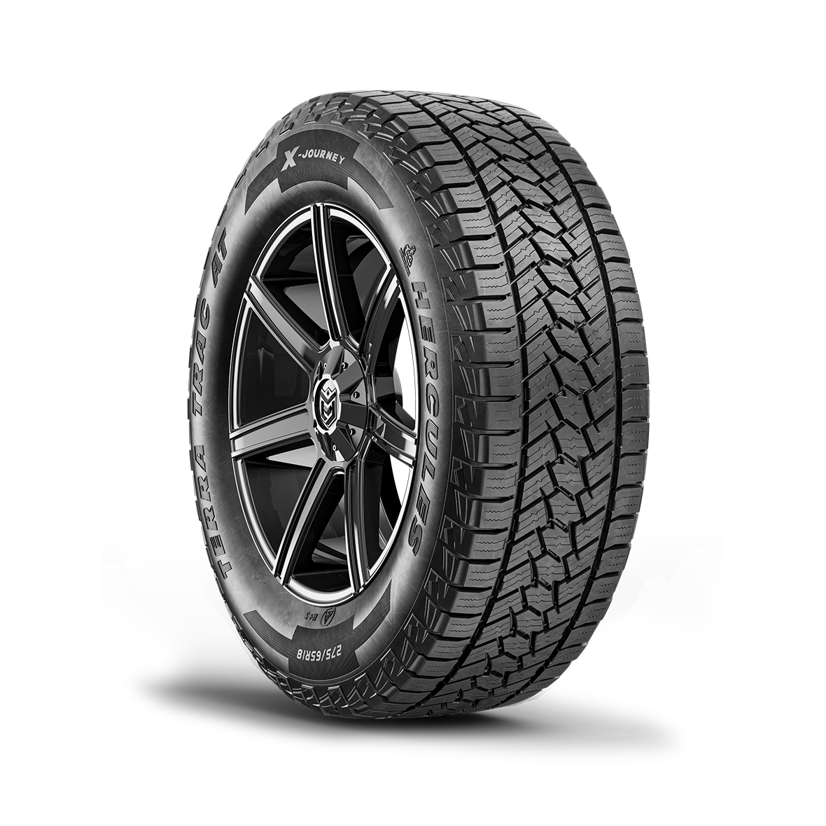 245/75R16 111T HERCULES TERRA TRAC AT X-JOURNEY ALL-WEATHER TIRES (M+S + SNOWFLAKE)